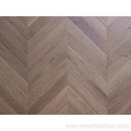 New design Bright color oak chevron parquet